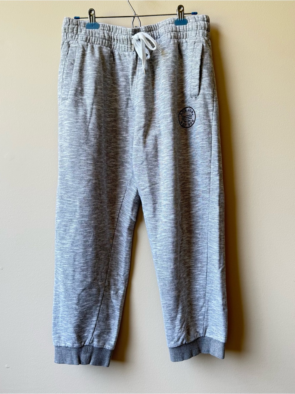 Ron Jon Surf Shop Cotton Jogger Sweatpants Men Size XL Gray Beach Athleisure